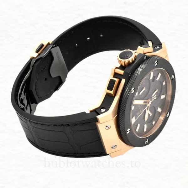 Hublot Big Bang 301.PM.1780.GR 44mm Men's Leather Strap - Image 4