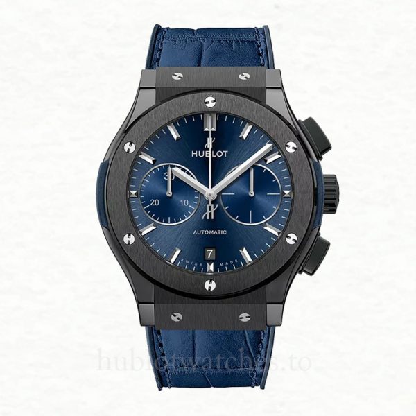 Hublot Classic Fusion 541.CM.7170.LR Men's 45mm Blue Dial - Image 2