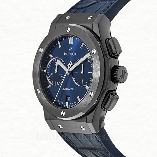 Hublot Classic Fusion 541.CM.7170.LR Men's 45mm Blue Dial - Image 3
